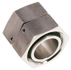 42L Edelstahl gerade mit Drehgelenk 160 bar FKM O-Ring-Dichtkonus ISO 8434-1