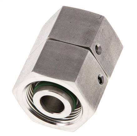 16S Edelstahl gerade mit Drehgelenk 400 bar FKM O-Ring-Dichtkonus ISO 8434-1