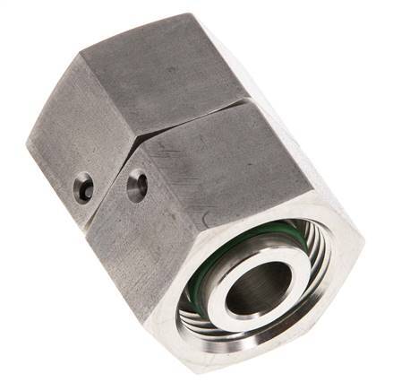 16S Edelstahl gerade mit Drehgelenk 400 bar FKM O-Ring-Dichtkonus ISO 8434-1