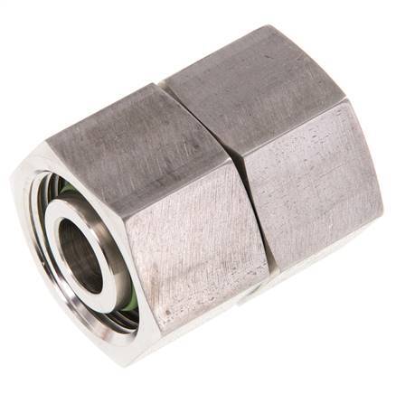 20S Edelstahl gerade mit Drehgelenk 400 bar FKM O-Ring-Dichtkonus ISO 8434-1