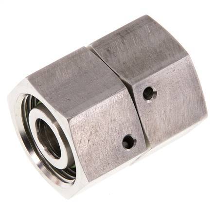 20S Edelstahl gerade mit Drehgelenk 400 bar FKM O-Ring-Dichtkonus ISO 8434-1
