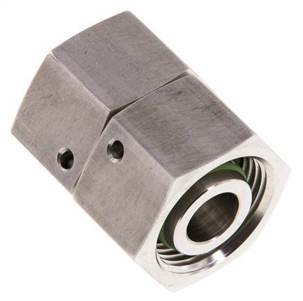 20S Edelstahl gerade mit Drehgelenk 400 bar FKM O-Ring-Dichtkonus ISO 8434-1