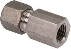 16S & M22x1.5 Stainless Steel Straight Compression Fitting with Female Threads 400 bar ISO 8434-1