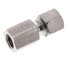 8L & M12x1.5 Stainless Steel Straight Cutting Fitting with Female Threads 315 bar ISO 8434-1