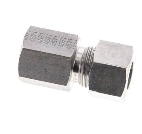 12L & M16x1.5 Stainless Steel Straight Cutting Fitting with Female Threads 315 bar ISO 8434-1