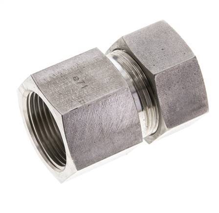 28L & M33x2 Stainless Steel Straight Cutting Fitting with Female Threads 160 bar ISO 8434-1