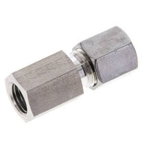 6S & M12x1.5 Stainless Steel Straight Cutting Fitting with Female Threads 630 bar ISO 8434-1