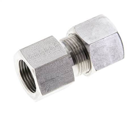 14S & M20x1.5 Stainless Steel Straight Cutting Fitting with Female Threads 630 bar ISO 8434-1