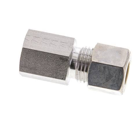 10L & M14x1.5 Stainless Steel Straight Compression Fitting with Female Threads 315 bar ISO 8434-1