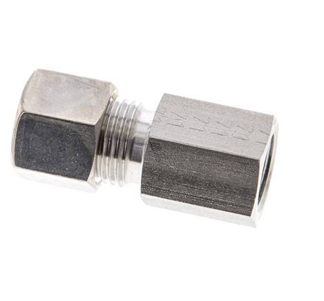 10L & M14x1.5 Stainless Steel Straight Compression Fitting with Female Threads 315 bar ISO 8434-1