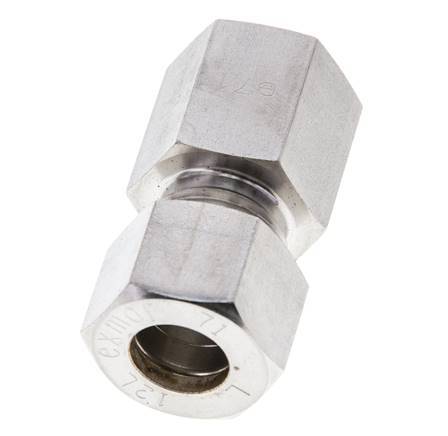 12L & M16x1.5 Stainless Steel Straight Compression Fitting with Female Threads 315 bar ISO 8434-1