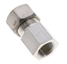 15L & M18x1.5 Stainless Steel Straight Compression Fitting with Female Threads 315 bar ISO 8434-1