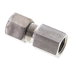 8S & M14x1.5 Stainless Steel Straight Compression Fitting with Female Threads 500 bar ISO 8434-1