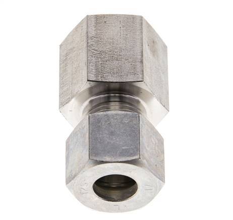 12S & M20x1.5 Stainless Steel Straight Compression Fitting with Female Threads 400 bar ISO 8434-1