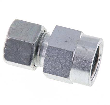 12S & G1/2'' Verzinkte Stahlverschraubung mit Innengewinde für Druckmessgeräte 630 bar ISO 8434-1