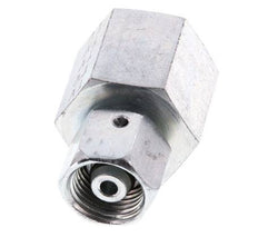 8S & G1/2'' Verzinktes Stahl-Drehgelenk mit Innengewinde für Druckmessgeräte 630 bar NBR-Dichtkonus ISO 8434-1