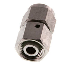 10L &amp; G1/4'' Edelstahl-Drehgelenk mit Innengewinde für Druckmessgeräte 315 bar FKM-Dichtkonus ISO 8434-1