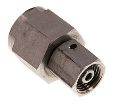 8S & G1/2'' Edelstahl-Drehgelenk mit Innengewinde für Druckmessgeräte 630 bar FKM-Dichtkonus ISO 8434-1