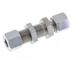 10L verzinkter Stahl Gerade Schneidverschraubung Schottwand 315 bar ISO 8434-1