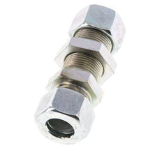 15L verzinkter Stahl Gerade Schneidverschraubung Schottwand 315 bar ISO 8434-1