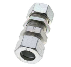 30S Zink plated Steel Straight Cutting Fitting Bulkhead 400 bar ISO 8434-1