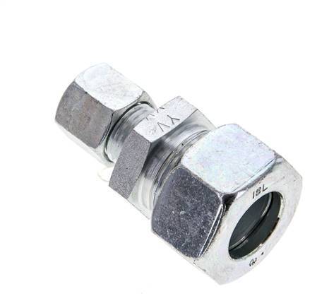 10L & 18L Zink plated Steel Straight Cutting Fitting 315 bar ISO 8434-1
