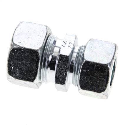 18L & 22L Zink plated Steel Straight Cutting Fitting 160 bar ISO 8434-1