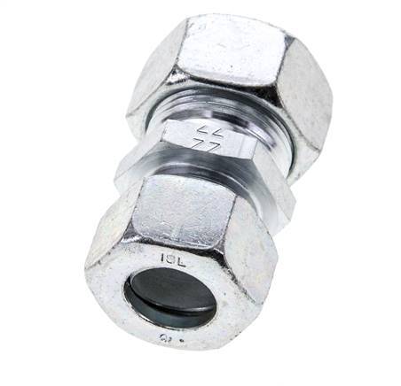 18L & 22L Zink plated Steel Straight Cutting Fitting 160 bar ISO 8434-1