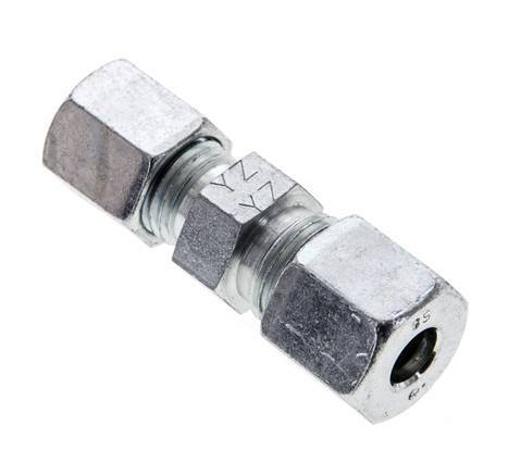 6S & 8S Zink plated Steel Straight Cutting Fitting 630 bar ISO 8434-1