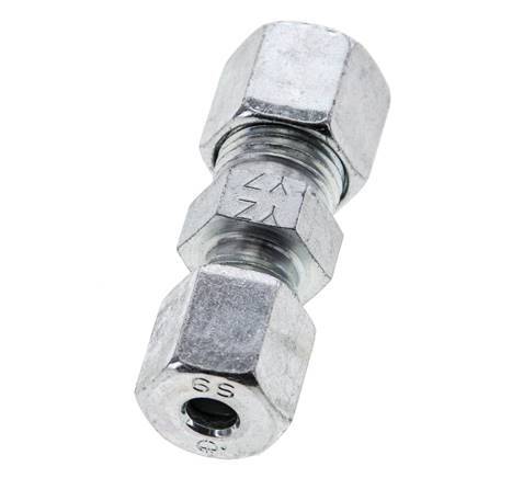 6S & 8S Zink plated Steel Straight Cutting Fitting 630 bar ISO 8434-1