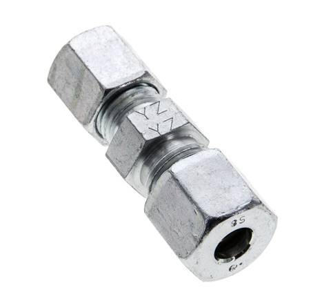6S & 8S Zink plated Steel Straight Cutting Fitting 630 bar ISO 8434-1