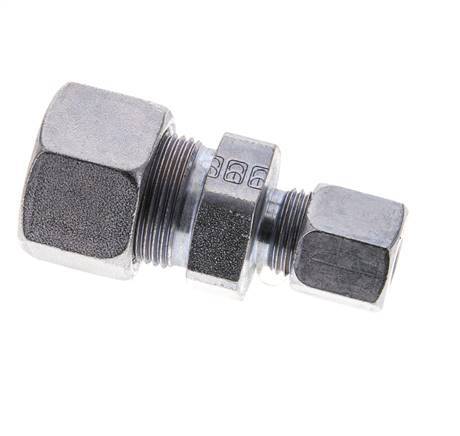 8S & 16S Zink plated Steel Straight Cutting Fitting 400 bar ISO 8434-1