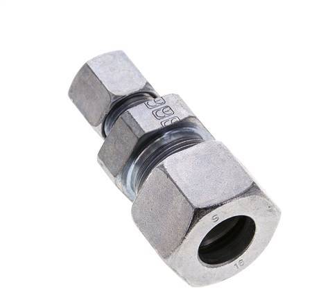 8S & 16S Zink plated Steel Straight Cutting Fitting 400 bar ISO 8434-1