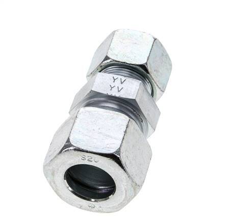 16S & 20S Zink plated Steel Straight Cutting Fitting 400 bar ISO 8434-1