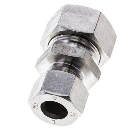 15L & 22L Stainless Steel Straight Cutting Fitting 160 bar ISO 8434-1