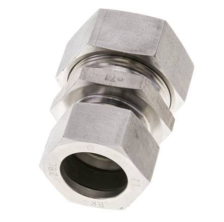 28L & 35L Stainless Steel Straight Cutting Fitting 160 bar ISO 8434-1