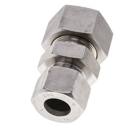 20S & 25S Stainless Steel Straight Cutting Fitting 400 bar ISO 8434-1