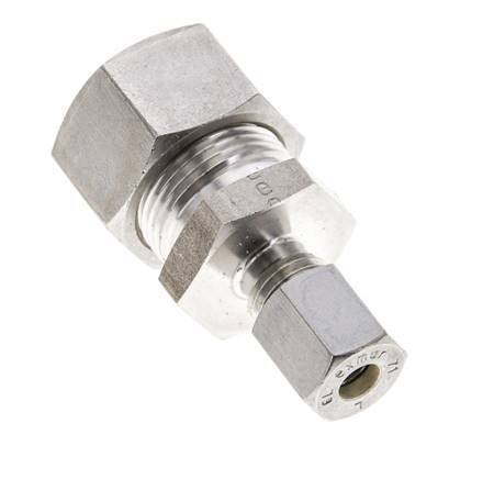 6L & 15L Stainless Steel Straight Compression Fitting 315 bar ISO 8434-1