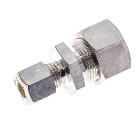 8L & 15L Stainless Steel Straight Compression Fitting 315 bar ISO 8434-1