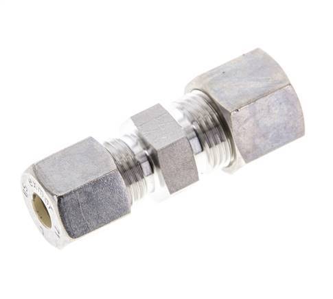 8S & 10S Stainless Steel Straight Compression Fitting 450 bar ISO 8434-1
