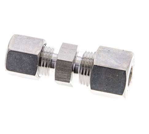 8S & 10S Stainless Steel Straight Compression Fitting 450 bar ISO 8434-1