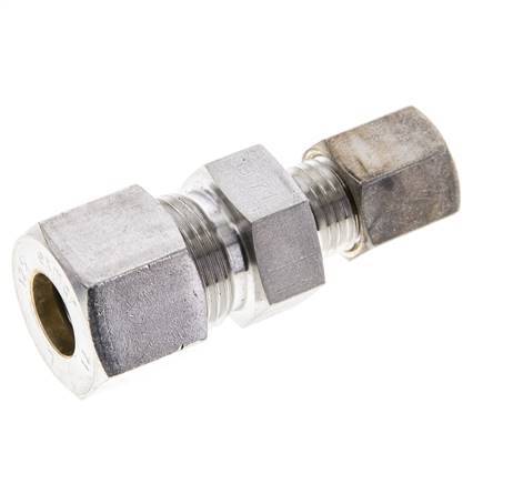 6S & 12S Stainless Steel Straight Compression Fitting 400 bar ISO 8434-1