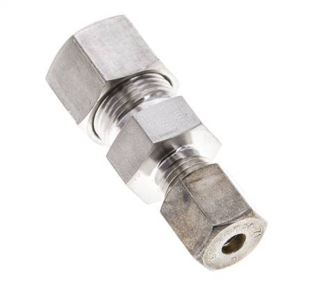 6S & 12S Stainless Steel Straight Compression Fitting 400 bar ISO 8434-1