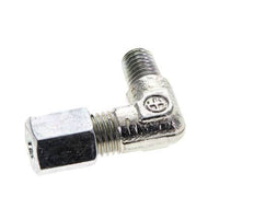 4LL & M6 (con) Verzinktes Stahl-Winkelstück mit Außengewinde 100 bar ISO 8434-1