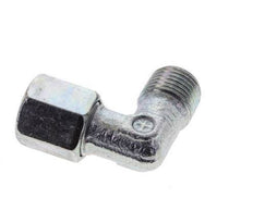 6LL & M10x1 (con) Zink plated Steel Elbow Cutting Fitting with Male Threads 100 bar ISO 8434-1 [2 Pieces]