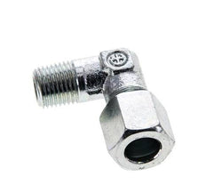 8LL & M10x1 (con) Verzinktes Stahl-Winkelstück mit Außengewinde 315 bar ISO 8434-1