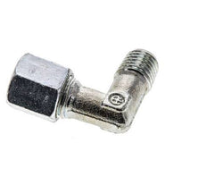 6S & M12x1.5 (con) Zink plated Steel Elbow Cutting Fitting with Male Threads 630 bar ISO 8434-1