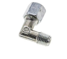 6S & M12x1,5 (con) Verzinkter Stahl-Winkelverschraubung mit Außengewinde 630 bar ISO 8434-1
