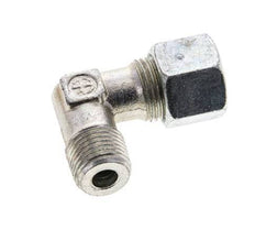 10S & M16x1.5 (con) Zink plated Steel Elbow Cutting Fitting with Male Threads 630 bar ISO 8434-1
