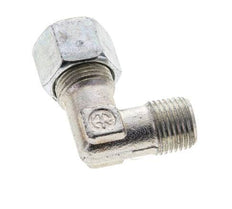 10S & M16x1.5 (con) Zink plated Steel Elbow Cutting Fitting with Male Threads 630 bar ISO 8434-1